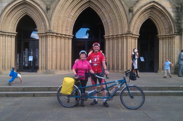 Outside Ripon Cathedral